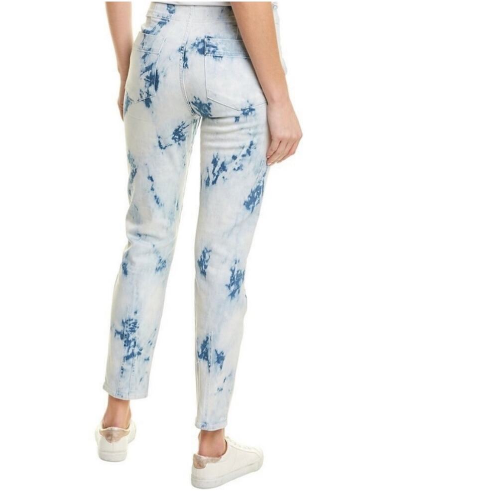 Veronica Beard Khaille Tie Dye High Rise Straight Leg Crop Jeans Size 25 NWT - Picture 9 of 14